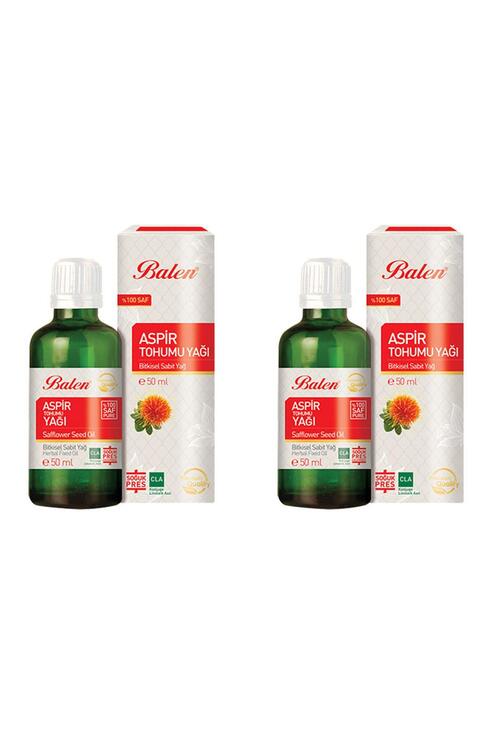 Balen Aspir Tohumu Yağı (Soğuk Pres) 50 ml 2 Adet