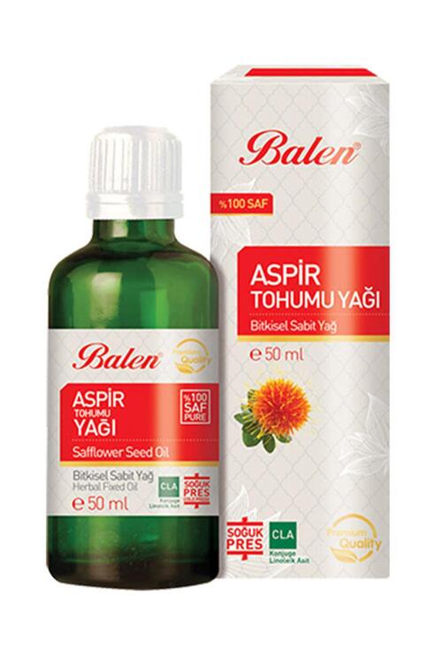 Balen Aspir Tohumu Yağı (Soğuk Pres) 50 ml 2 Adet