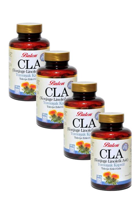 Balen CLA (Aspir Yağı) Yumuşak Kapsül 1380 mg 100 Kapsül 4 Adet