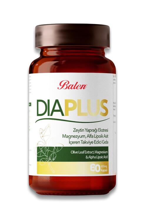 Balen Dia Plus Zeytin Yap. Magnezyum & Ala Kapsül 655 Mg 60 Kapsül