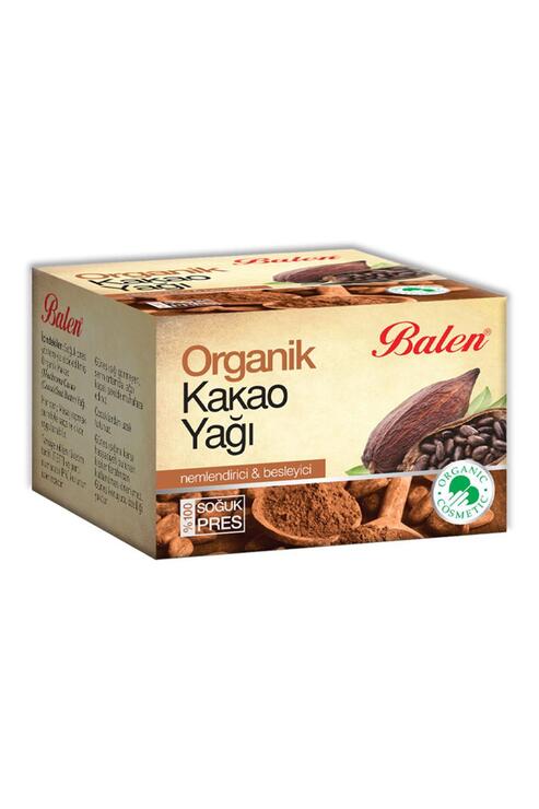 Balen Organik Kakao Yağı Soğuk Pres 50 ml 4 Adet