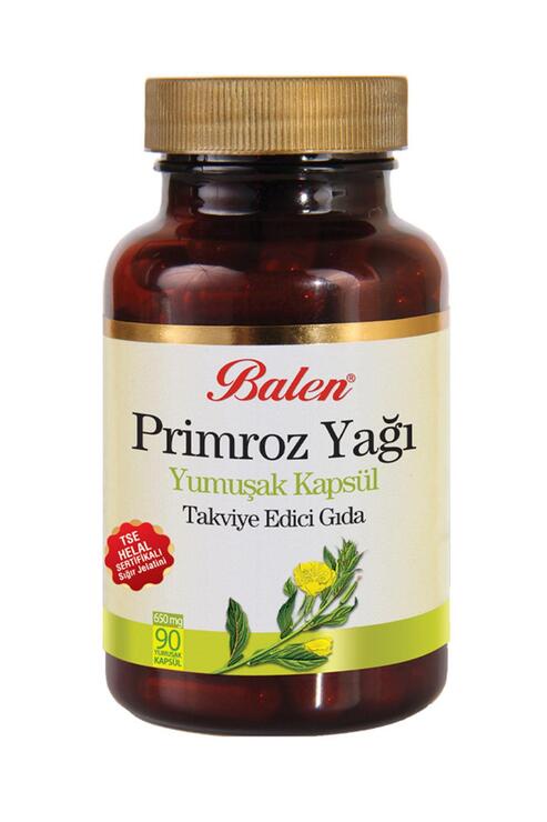 BALEN Primroz Çiçeği Yağı 650 mg 90 Kapsül x 2 Adet