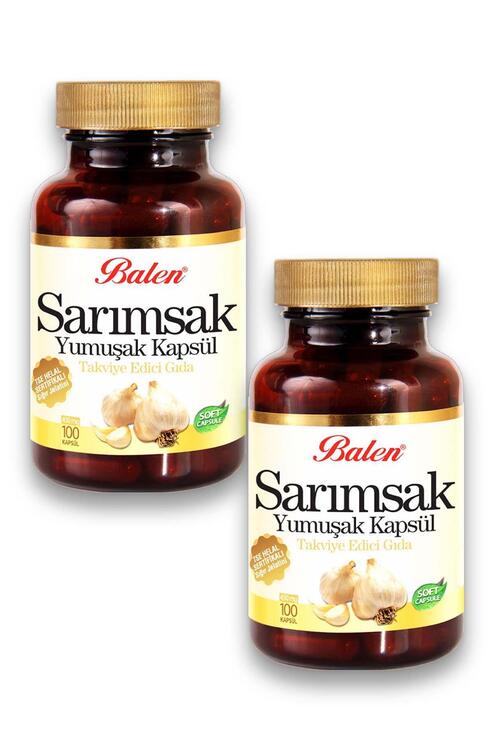 Balen Sarımsak Yağı Yumuşak Kapsül 450 mg 2 x 100 Kapsül