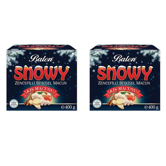 Balen SNOWY Zencefilli Kış Macunu 400 gr x 2 Adet