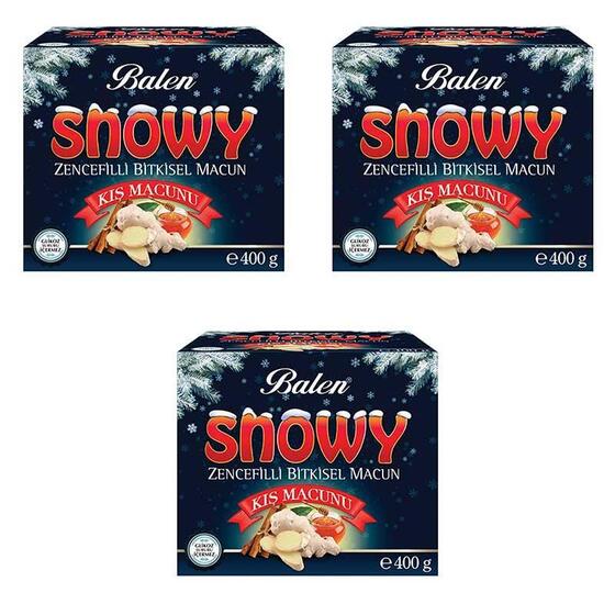 Balen SNOWY Zencefilli Kış Macunu 400 gr x 3 Adet