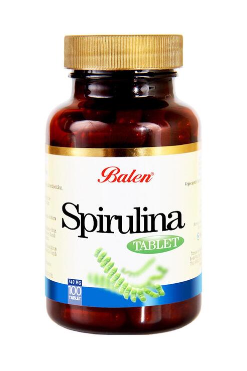 Balen Spirulina (Yosun) 740 mg 100 Tablet x 3 Adet