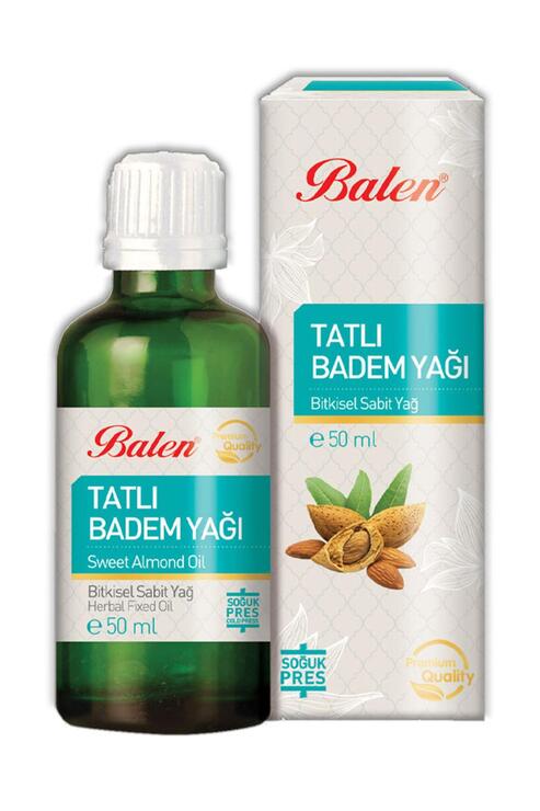 Balen Tatlı Badem Yağı Soğuk Pres 50 ml 2 Adet