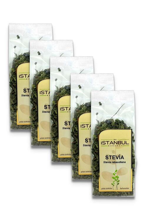 İstanbul Baharat Stevia Yaprağı (Şeker Otu) 20 gr x 5 Adet