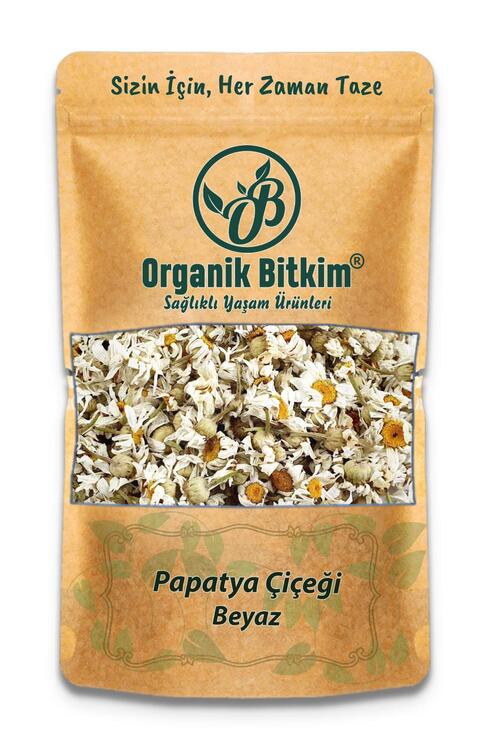 Organik Bitkim Papatya Çiçeği (Beyaz Papatya) 50 gr