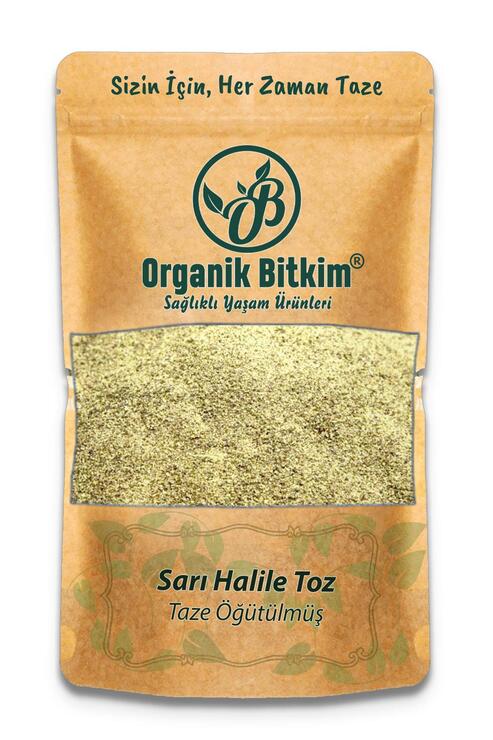 Organik Bitkim Sarı Halile Toz (Öğütülmüş) 150 gr