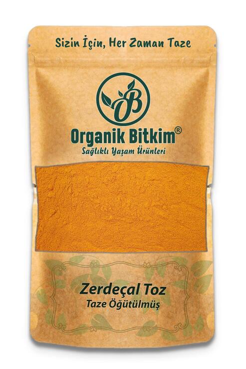 Organik Bitkim Zerdeçal Toz (Öğütülmüş) 250 gr