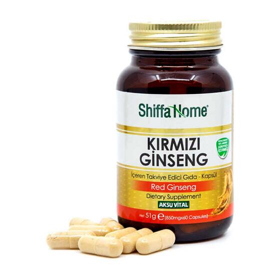 Shiffa Home (Aksuvital) Kırmızı Ginseng 850 mg 60 Kapsül