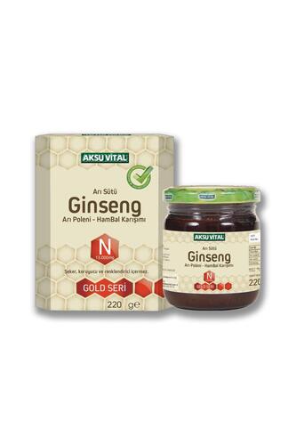 Aksu Vital Arı Sütü Polen Ginseng & Ham Bal (13000 mg) 2 x 220 gr