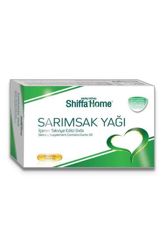 Aksuvital Shiffa Home Sarımsak Yağı 1000 mg 30 Kapsül
