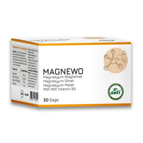 Anti Magnewo Efervesan Magnezyum 30 Saşe x 2 Adet