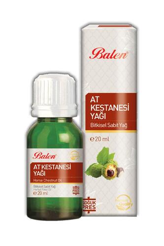 Balen At Kestanesi Yağı (Soğuk Pres) 20 ml 4 Adet