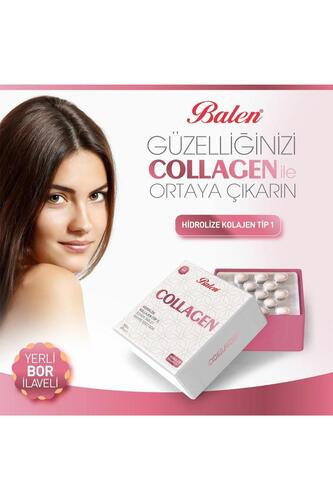 Balen Collagen Kollajen Hidrolize Tip 1 800 Mg 60 Tablet