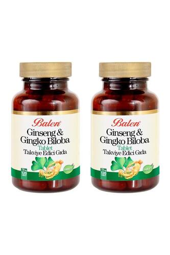 Balen Ginseng & Ginkgo Biloba 720 mg 120 Tablet x 2 Adet
