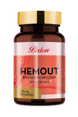 Balen Hemout Bitki Ekstreleri İçeren 370 mg 60 Kapsul x 3 Adet