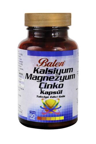 Balen Kalsiyum Magnezyum Çinko 709 Mg 90 Kapsül