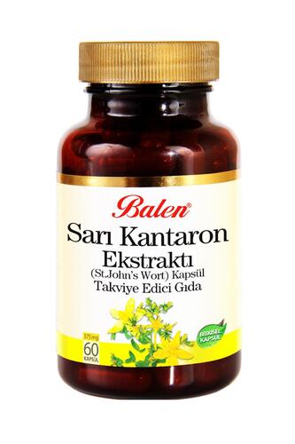 Balen Sarı Kantaron Ekstraktı (St. John's Wort) 375mg 2x60 Kapsül