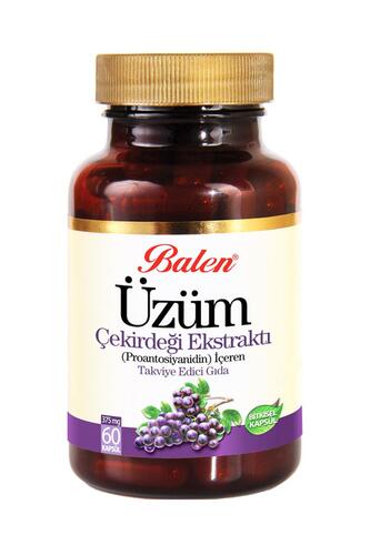 Balen Üzüm Çekirdeği Ekstraktı 375 Mg 60 Kapsül x 2 Adet