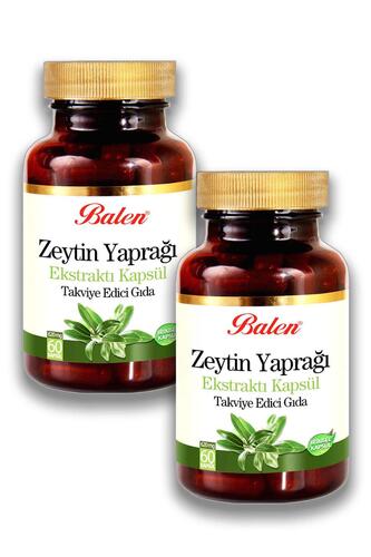 Balen Zeytin Yaprağı Ekstraktı 620 mg 60 Kapsül x 2 Adet