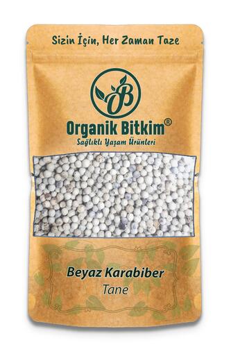 Organik Bitkim Beyaz Karabiber Tane 100 gr