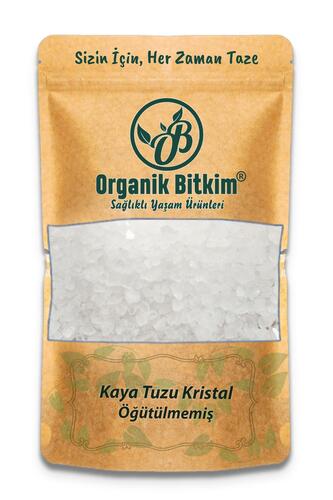 Organik Bitkim Kaya Tuzu Kristal Beyaz Öğütülmemiş 500 gr