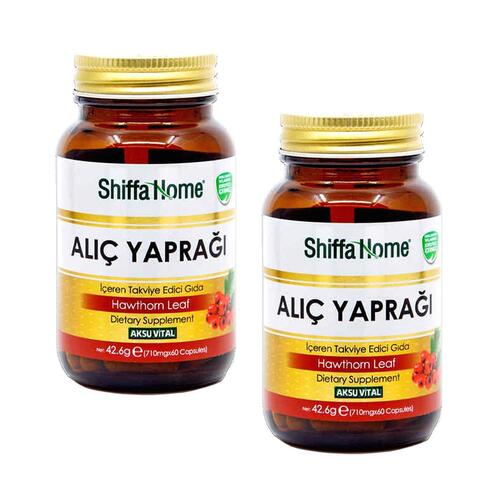 Shiffa Home (Aksuvital) Alıç Yaprağı 710 mg 60 Kapsül x 2 Adet