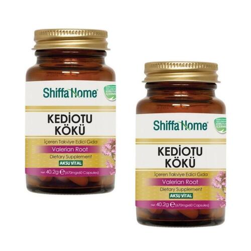 Shiffa Home (Aksuvital) Kediotu Kökü 670 mg 60 Kapsül x 2 Adet